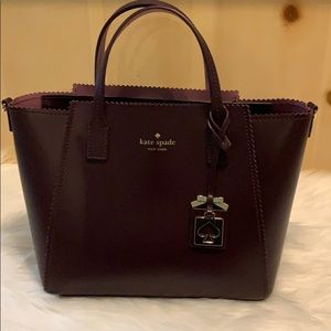 Kate spade burgundy leather purse
